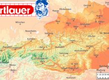 Temperaturkarte Österreich