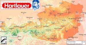 Temperaturkarte Österreich
