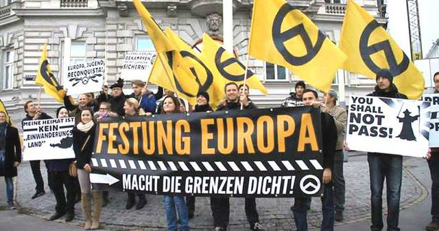 Protestkundgebung der Identitären