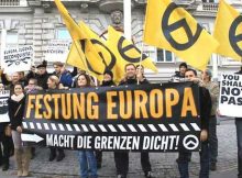 Protestkundgebung der Identitären