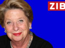 Ursula Stenzel als ZIB2-Moderatorin