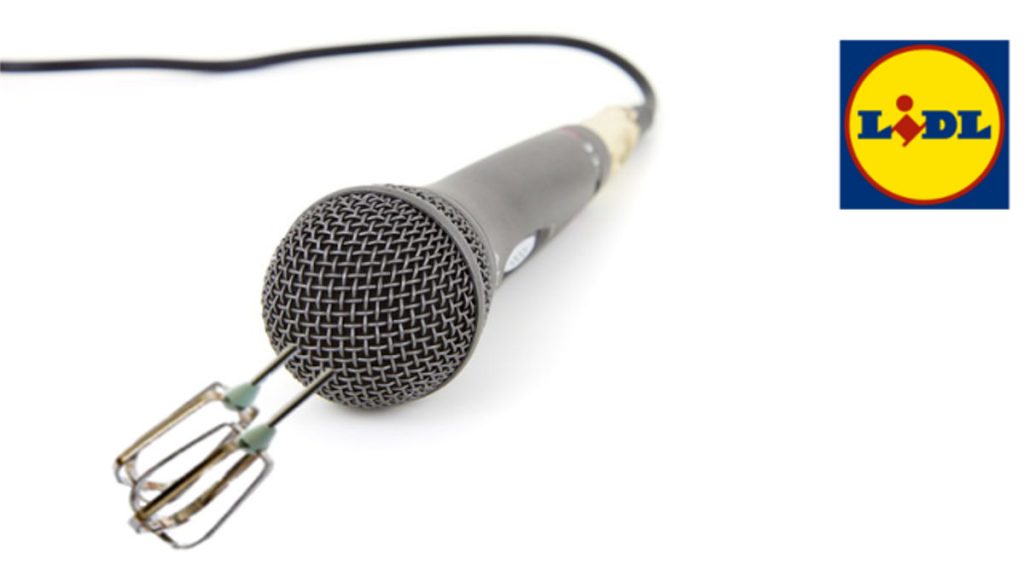 Mikrofon mit verstecktem Mixer