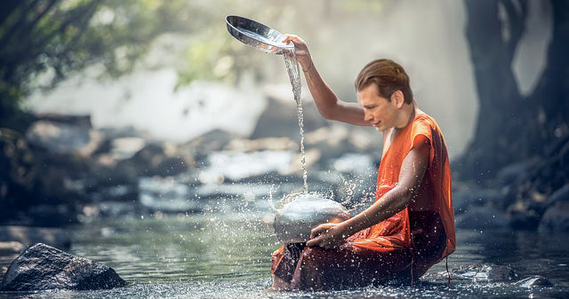 Sebastian Kurz bei Wassersegnung