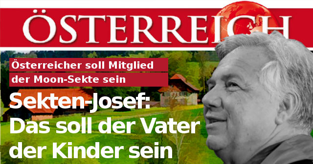 Sekten-Josef in der Zeitung Österreich