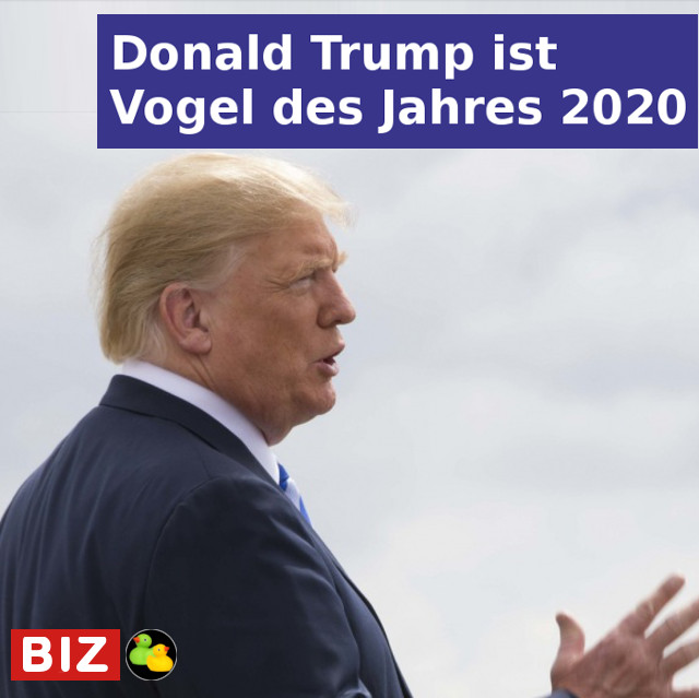 Donald Trump ist Vogel des Jahres 2020