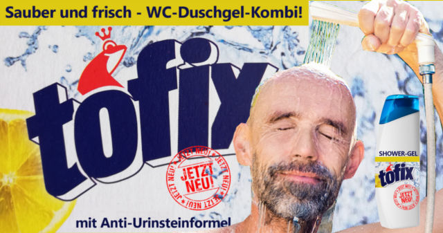 WC-Duschgel-Kombi von Tofix