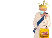MNS-Maske getragen: Queen bricht sich bei Billa-Einkauf Zacken aus Krone